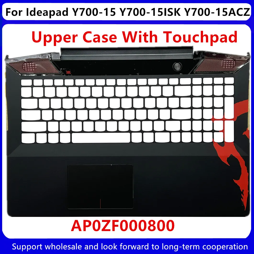 

New For Lenovo Ideapad Y700-15ISK Y700-15ISE Y700-15 Y700-15ACZ Upper Case Palmrest Cover With Touchpad AP0ZF000800