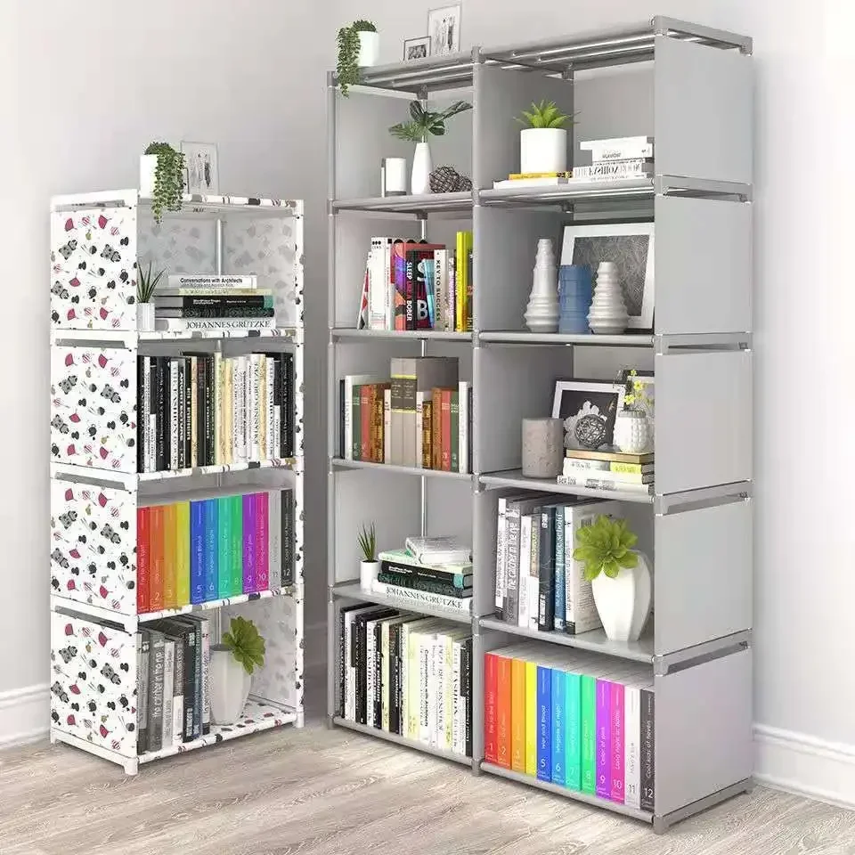 

Room Shelving Living Locker Desk Storage Children Racks Floor-to-ceiling Simple Bookcase Holders