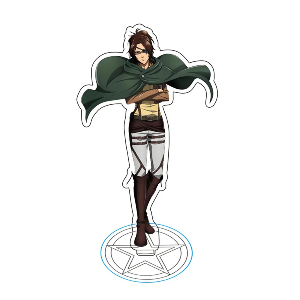 Attack on Titan 15cm Acrylic Action Figure Ornament - Clear Standing Sign Collectible Gift
