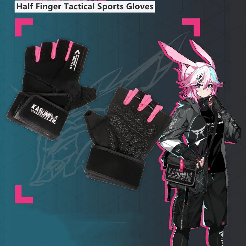 

Anime Honkai Impact 3 COSPLAY Yae Sakura Theme Series Half-Finger Tactical Sports Gloves Fashion Cool Gloves Xmas Gifts