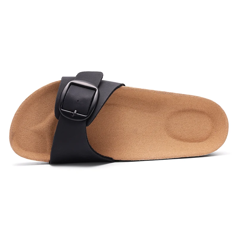 Comwarm Frauen Neue Clogs Hausschuhe Mode Kork Fußbett Flip-Flops Outdoor Strand Sandalen Mit Fußgewölbe Unterstützung Frauen Hause Maultiere Rutschen – Detail 13
