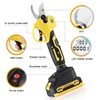 30mm Brushless Electric Pruning Shears 20V Cordless Electric Scissors Rechargeable Branches Cutter Tool Orchard Pruner Tools 5