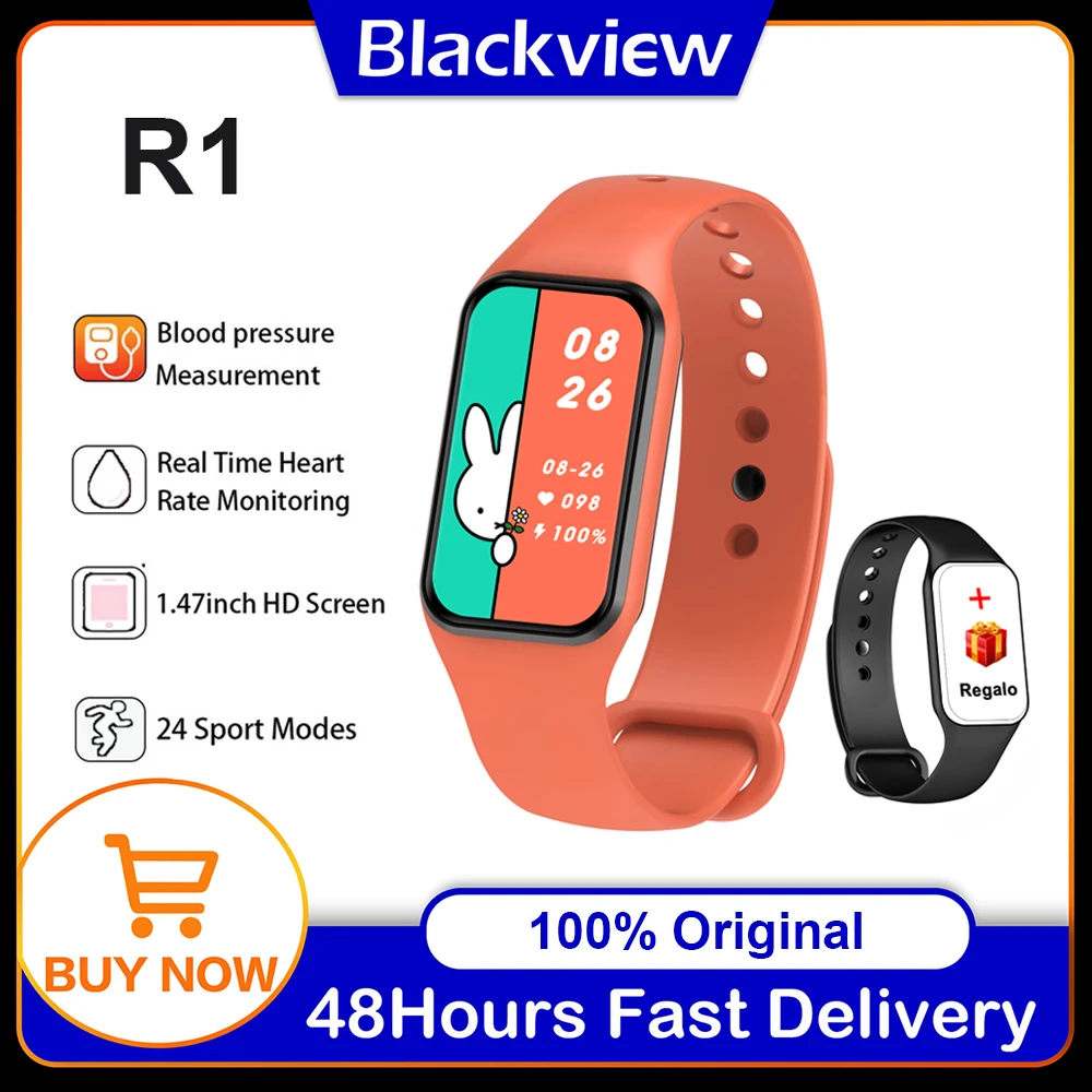 Blackview Smart Watch Heart Rate Blood Pressure Sleep Tracker for