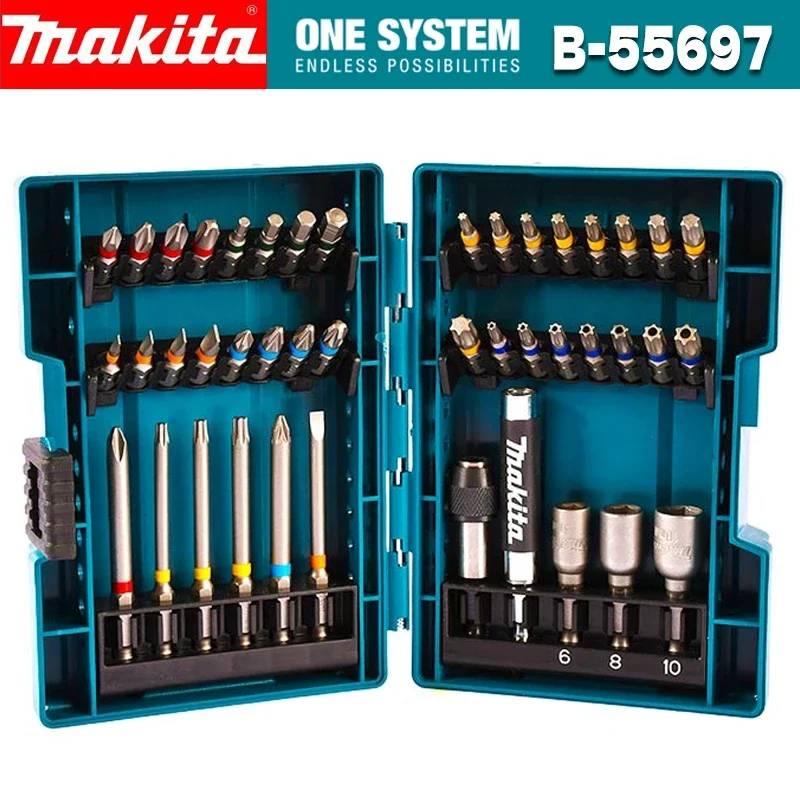 Makita-B-55697-Juego-de-puntas-de-tornillo-de-color-43-piezas ...