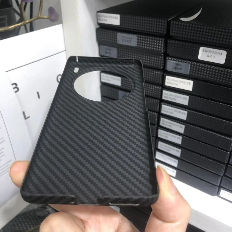 Carbon Fiber Case for VIVO- X100 Case Shcokproof Aramid Fiber Phone Cover Ultra-thin Phone Cover for VIVO- X100 Accessories