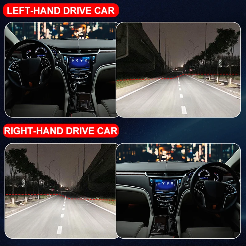 자동차 하이 로우 빔 자동차 전구, H4 LED 프로젝터 렌즈, 1700W 캔버스, 12V, 3000K, 4300K, 6000K, Bi LED, H4 CSP 칩, HD 렌즈, 2 개