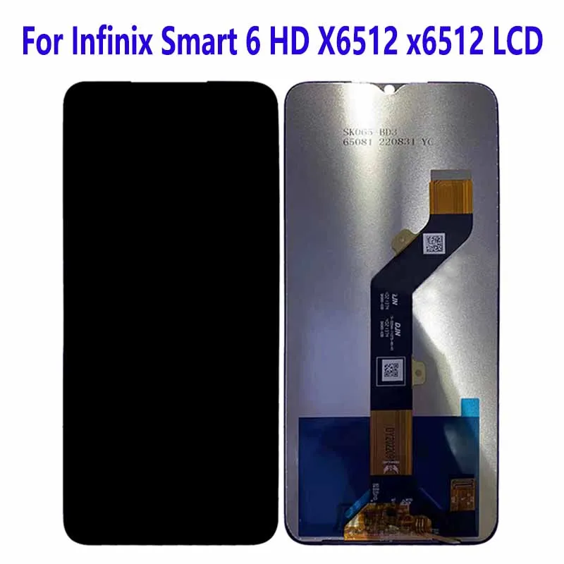 

For Infinix Smart 6 HD X6512 x6512 LCD Display Touch Screen Digitizer Assembly For Infinix Smart 6 HD