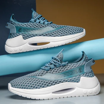 YRZL Men Comfortable Shoes Summer Breathable Sneakers Walking Shoes For Men Non Slip Casual Sports Shoes Fashion Skate Footwear 1