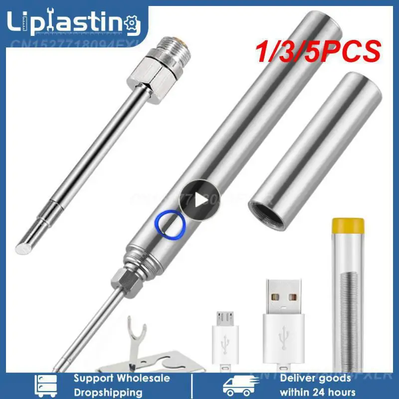 

1/3/5PCS Hot Sale Wireless Soldering Iron Rechargeable Soldering Iron 6 Seconds Tin Usb Soldering Iron 510 Interface Soldering