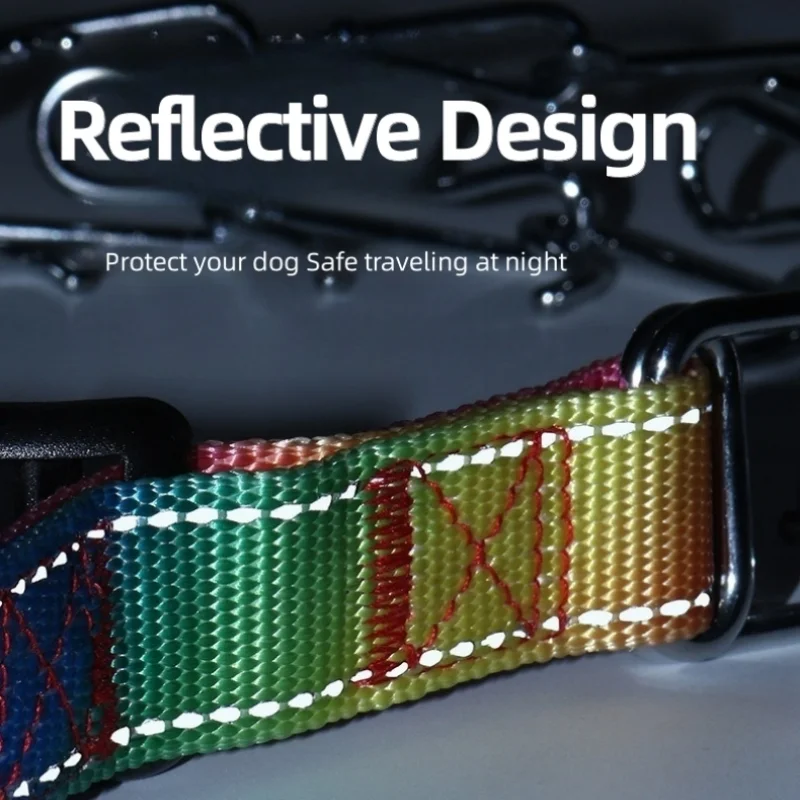 Pet Dog Training Collar Stimulating Training Detachable Stainless Steel Metal Collar with Rubber Tips and Quick Release Buckle