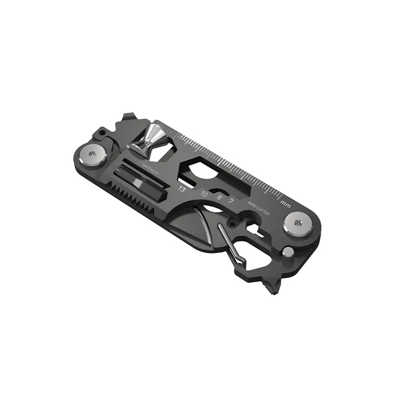 

420 Grade Stainless Steel Compact Multitool Combination Tool 30 in 1 Mini Pocket Tool EDC Tool for Daily Outdoor Carrying