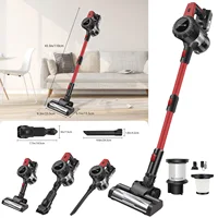 Cordless Vacuum Cleaner 6 IN 1 Deep Cleaning,Rechargeable Battery,Lightweight Stick Hoover for Hardwood Floors Tiles Pet Hair 1