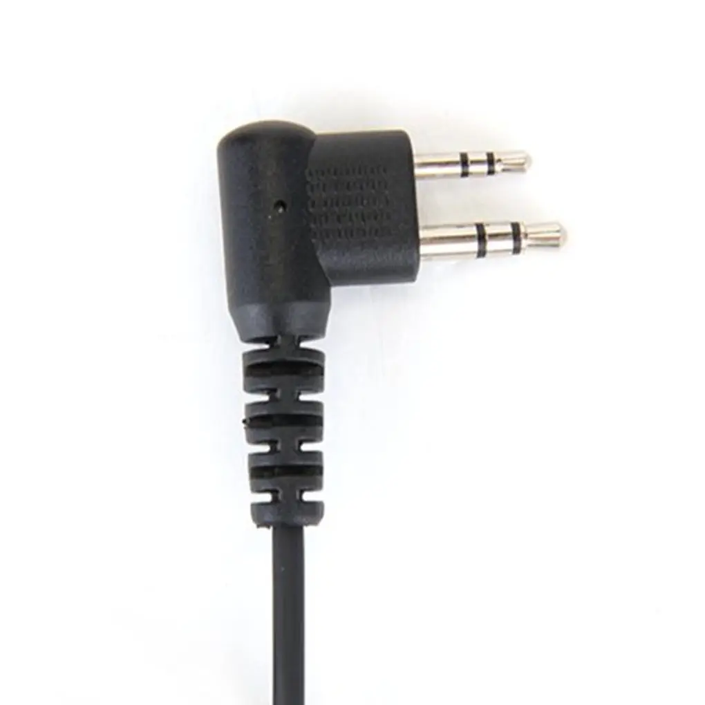 

Comfortable Earhanger Headset Earpiece Earphone Mic Replacement for Walkie Talkie Radio 2 Pin Headphones