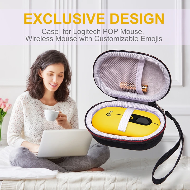Ltgem-eva Estojo Rígido para Logitech Pop e M350 Mouse Daydream Mint Travel Carrying Storage Bolsa Only Case - Imagem 4