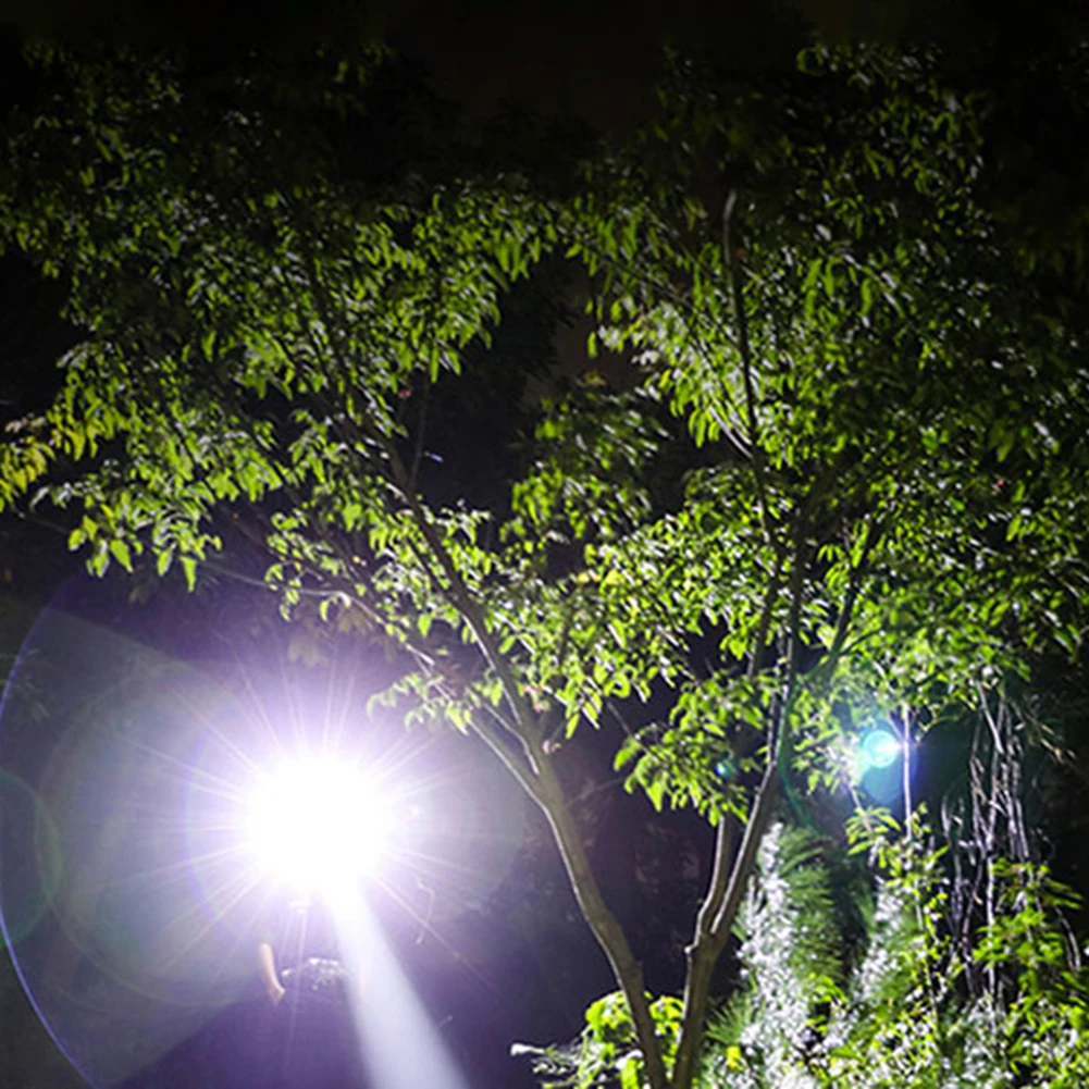 LED Ultra Slim Flashlight USB Charging Mini Camping Light IPX44 Waterproof Portable Pocket Flashlight 1000mAh for Outdoor Hiking