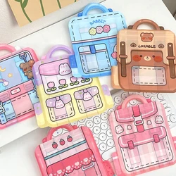 3/6/12 PCS Party Sweets Packaging Bags Cute Snack Cookie Goody Bag Children'S Day Gifts With Handle Party Birthday Kids Gift