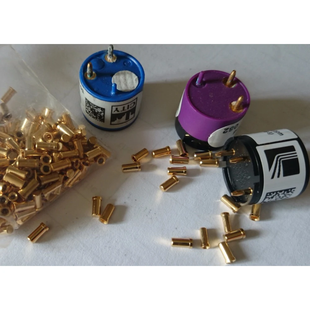 new hope 4OXV O2-A2 PCB sockets for 1.5 mm CiTice CITY Alphasense etc 4 serie gas sensor dedicated gold pins 10PCS/LOT