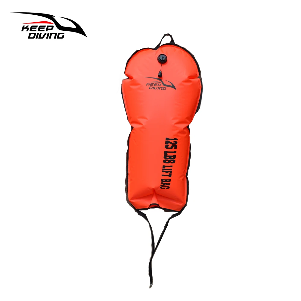KEEP DIVING Scuba Diving 60LBS/70LBS/125LBS/140LBS Lift Bag Big Exhaust Valve with a Head Pumping 2