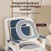 Comfortable Backrest Shower Cabin Chair Home Disabled Toilet Seats Portable Indoor Pregnant Toilet Chair for Elderly Commode 2