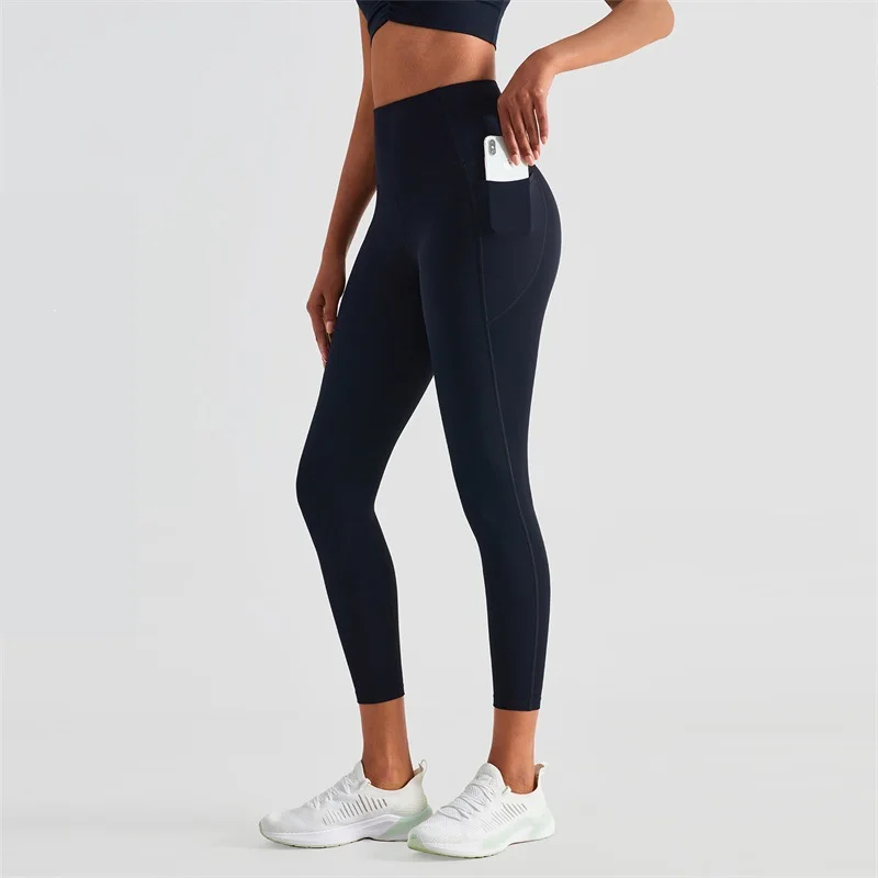 

Women's Seamless Pocket Leggings Fitness High Waist Yoga Pants Push Ups Tight Sports Leggings Plus Size Stretch Gym Sportswear