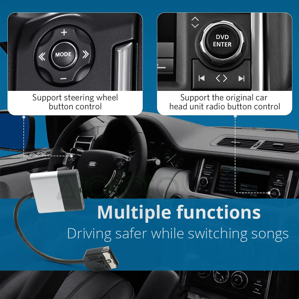 Yatour Hi-fi Qualcomm Bluetooth chip auto music player for Land Rover