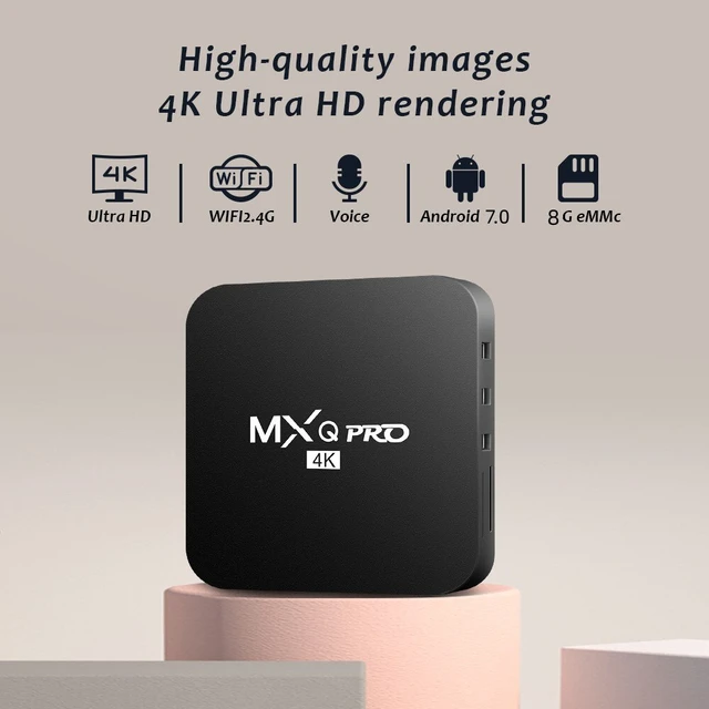 TV Box Android X96Q Pro 5G 1GB RAM 8GB ROM Ultra 4K con Wifi