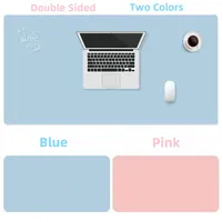 40x80CM Dual-Sided Desk Pad PVC Leather Large Mouse Mat for Office Home Desk Protector Non-Slip Waterproof Easy Clean 1
