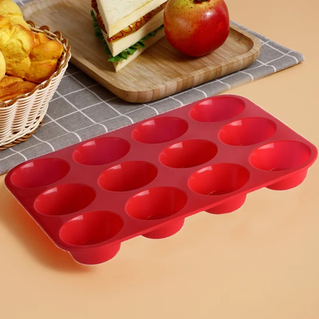 Mini Muffin 24 Lyukak Szilikon Kerek Penész Diy Cupcake Sütemények Fondant Sütőpanlás Nem Tapadós Puding Párolt Sütemény Sütőszerszám - Image 5
