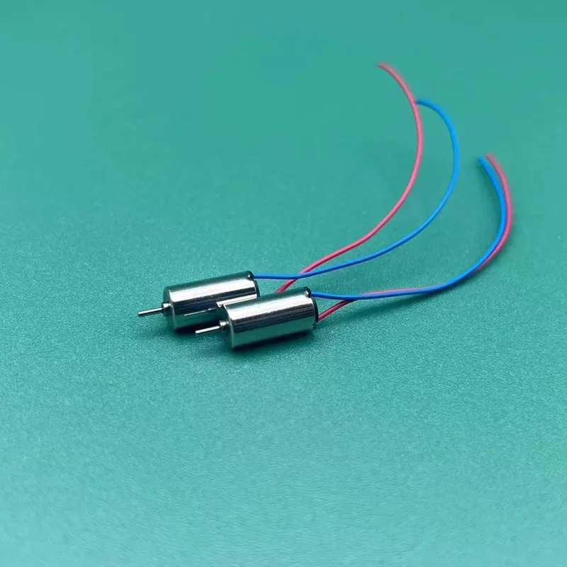 2PCS DC3.7V 75000RPM 미니 코어리스 모터 6*12mm 고속 612 할로우 컵 DIY RC 드론 쿼드콥터 강력한 자기 모터