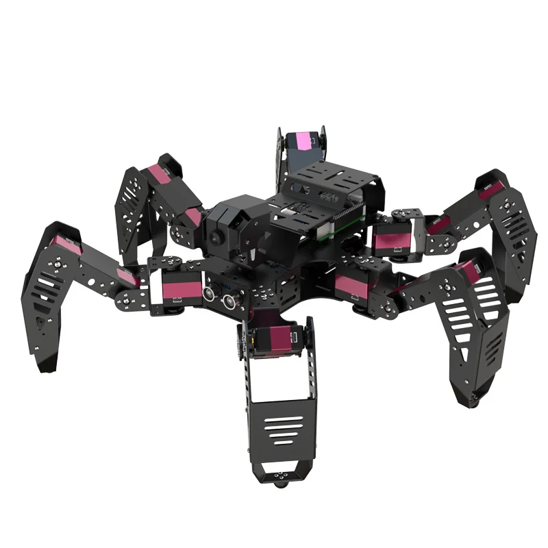 

Raspberry Pi 4B hexapod spider bionic robot SpiderPi programmable OpenCV intelligent ai vision kit