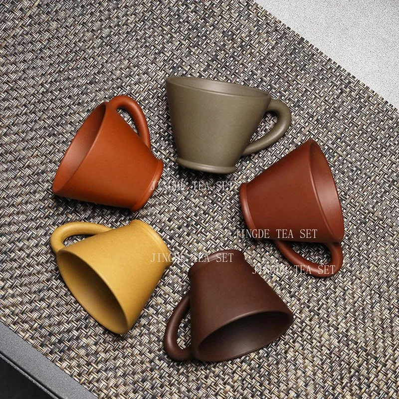 110ml Exquisite Purple Clay Teacup Chinese Yixing Tea Cup Home Exquisite Master Cup Chinese Beauty Zisha Teacup