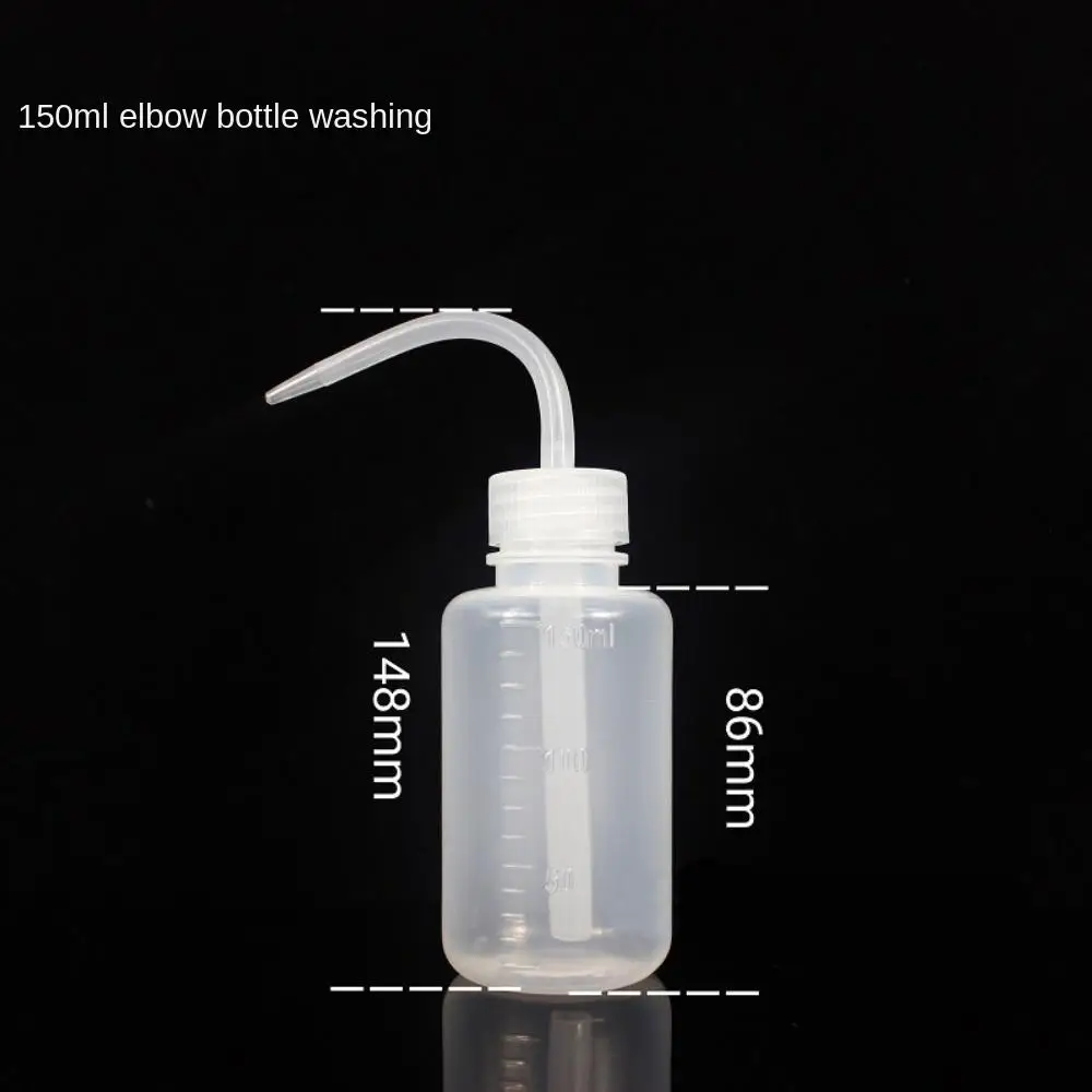 150/250/500/1000mlPlastic Wash Flask Long Tube Squeeze Bottle Succulent Watering Pot Narrow Mouth Squeez Bottle Liquid Container