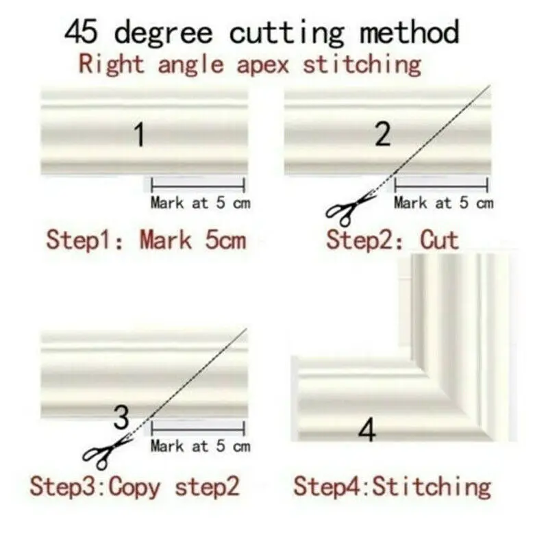 

1 шт., водонепроницаемая Трехмерная лента для обшивки стен, 2,3 х4 см