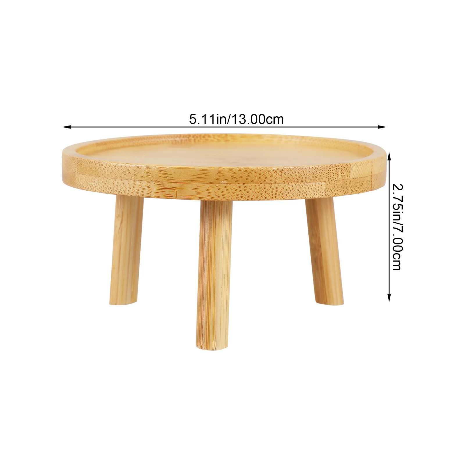 Plant Stand Round Wood Decorative Rack Solid Wood Flower Pots Planters Vintage Indoor Garden Balcony Planter Stands Smooth Modern Planter