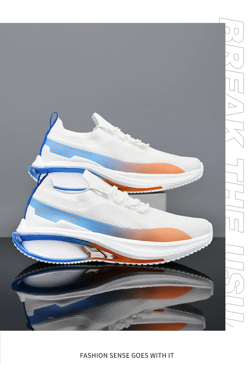 Die Tech-Schuhsohle bietet Unterstützung für Laufschuhe, ermöglicht Atmungsaktivität und Leichtigkeit. Herrenschuhe mit Unterstützung für den Außenbereich – Detail 15