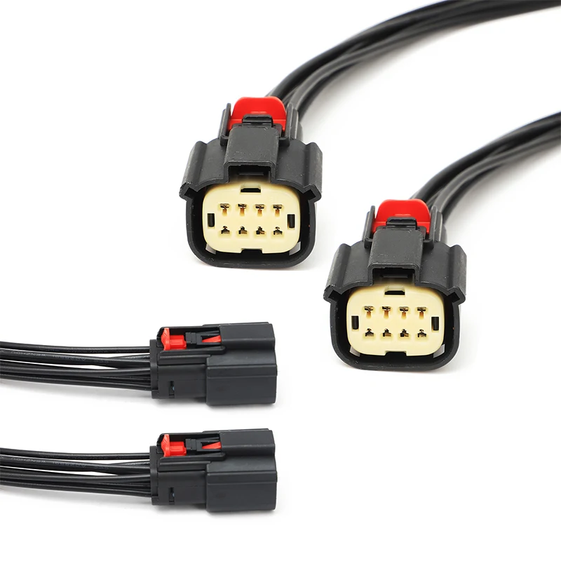 

2PCS Xenon HID LED Headlight Connector Pigtail Plug For Chevrolet Silverado 2016-2018 LED Bulb Holder Harness Connector Socket
