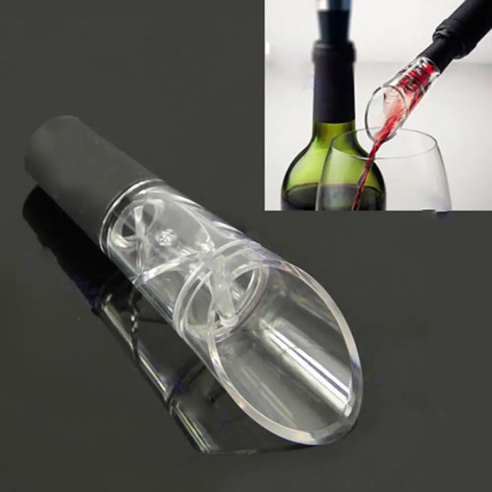 White Red Wine Aerator Pour Spout Bottle Stopper Decanter Pourer Aerating