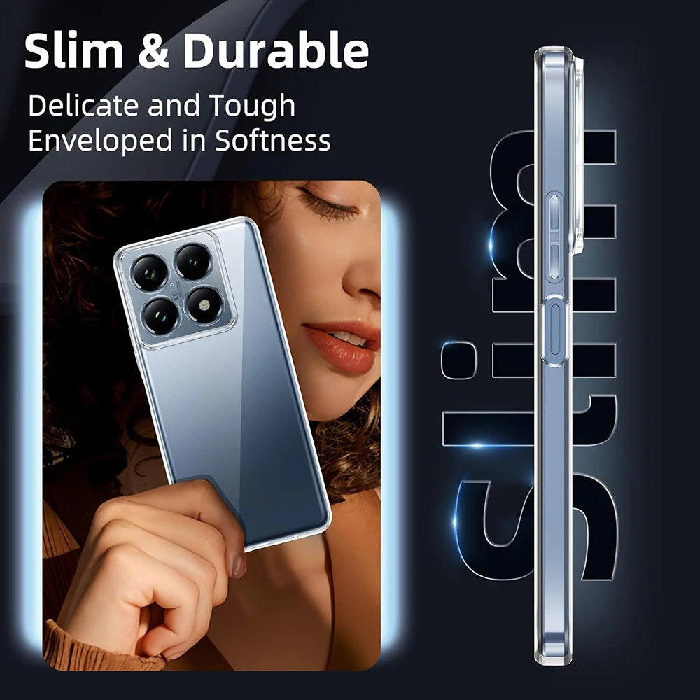 Ultra Thin Clear TPU Silicone Soft Transparent Phone Case