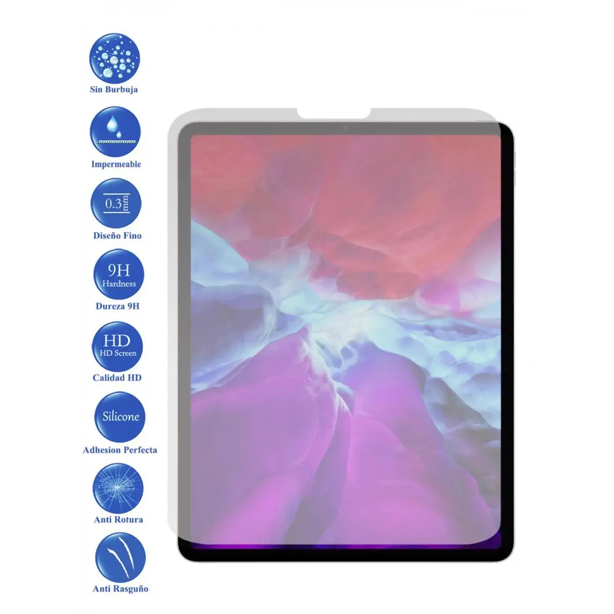 Pellicola Salvaschermo Per Tablet Apple Ipad Pro 12.9 "2020 In Vetro Temperato