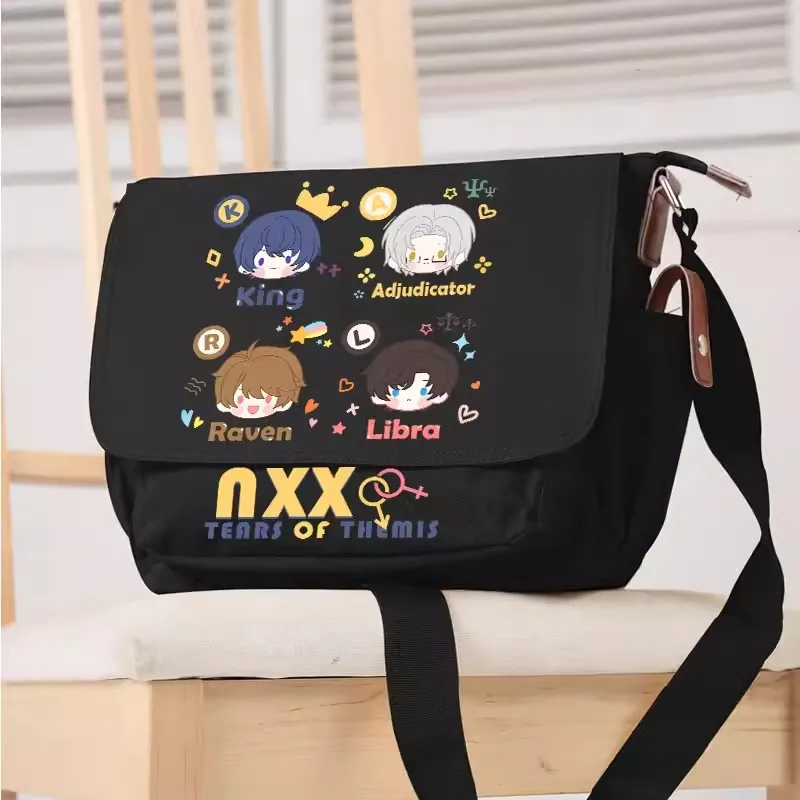 

Tears of Themis Fashion Shoulder Marius Vilhelm Luke Cosplay Student Cute Schoolbag Canvas Messenger Bag For Men Women Fans Gift