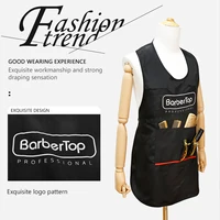 Black Stylist Apron Waterproof Hairdressing Coloring Shampoo Haircuts Cloth Wrap Hair Salon Tool 1