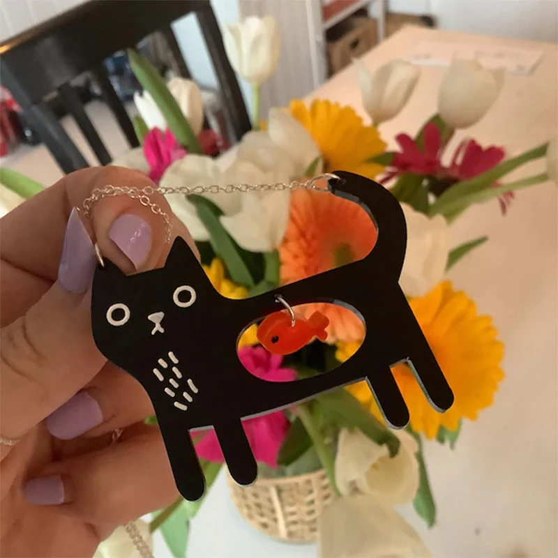 3591-a5aa24.jpg Black Cat Necklace