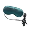 Heated Eye Mask Sleep USB Moxa Blindfold Electric Heating Double Eyelid Warm Temp Control Steam Green 6