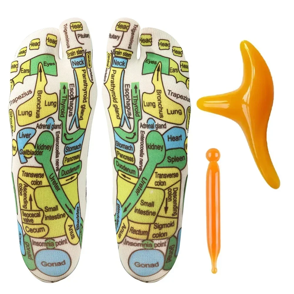 Acupressure Foot Care Massage Socks - Relieve Tired Feet with Reflexology Therapy