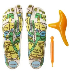Acupressure Foot Care Massage Socks - Relieve Tired Feet with Reflexology Therapy (Men socks AB)
