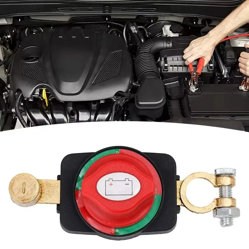 Auto Battery Disconnect Switch on/Off Battery Isolator Power Cut Master Isolator Circuit Breaker Parts for Car/Rv/Boat 12-48V
