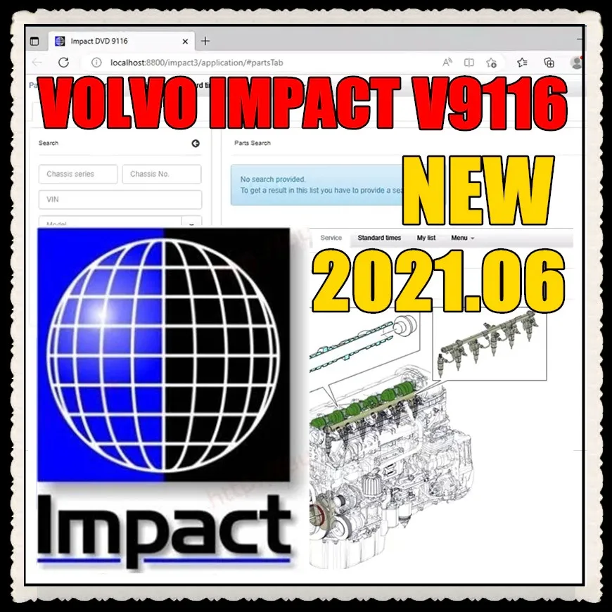 

Newest 2021.06 For Volvo Impact 2021.06 Bus and Trucks Spare Parts Catalogue with Repair Manual Impact DVD 9116 free install