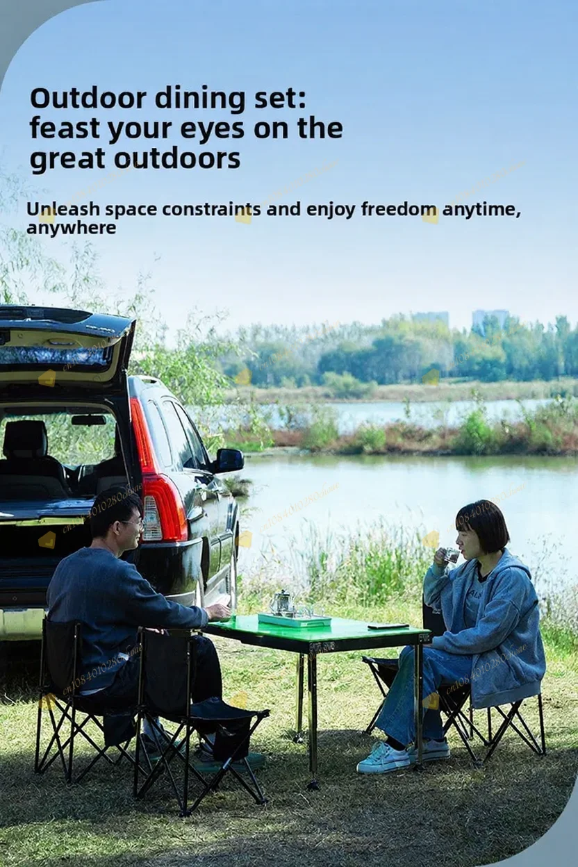 Car telescopic multi-functional pull-out bed Outdoor camping bed Folding self-dr