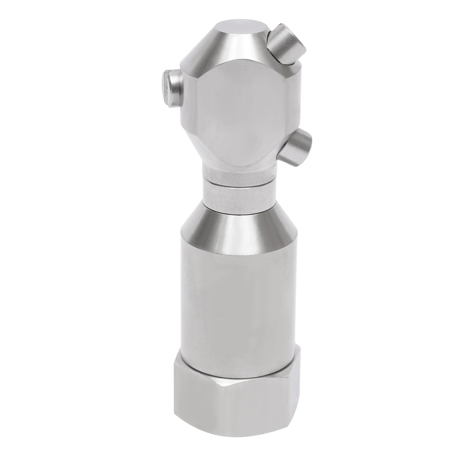 360 Degree Washing Nozzle 3/4 inch Stainless Steel Auto Rotating Tank Washing Spray Nozzle Pressure Cleaning Connector