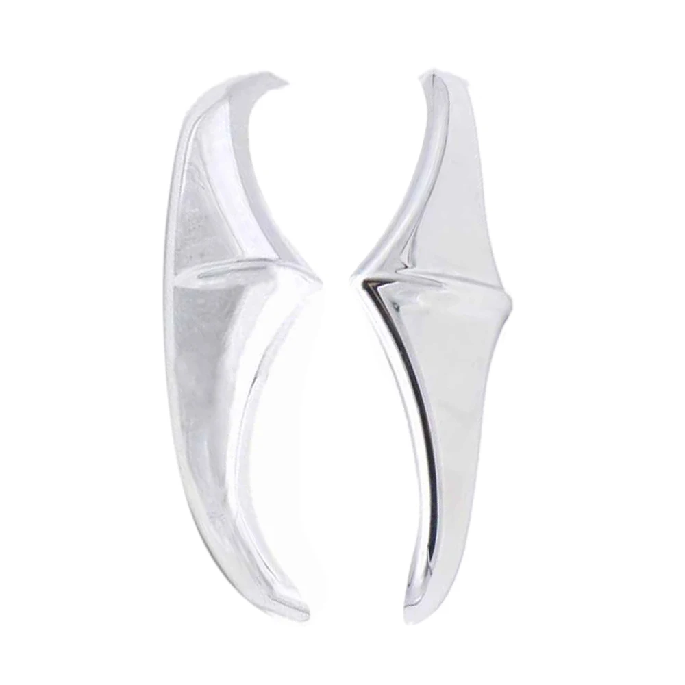 2Pcs Moto Anteriore Posteriore Parafango Trailing Leading Edge Tip Trim Accent Per 1998-2019 Touring Road King Glide